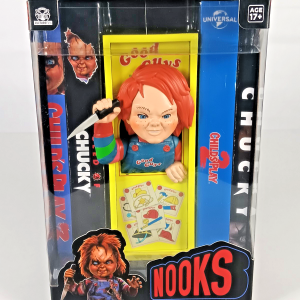 Chucky Book Nook Diorama – LED Horror Shelf Decor by Culturefly at theMovieMerch.com