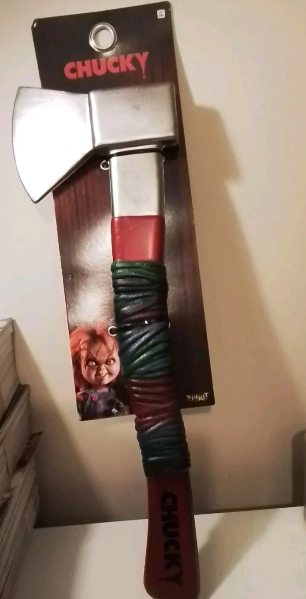 Chucky 20” Cosplay Axe Prop | Spirit Halloween at theMovieMerch.com