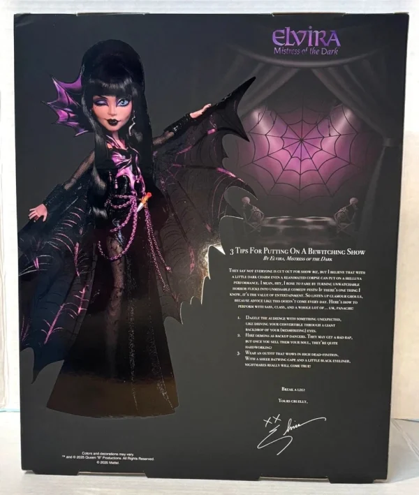 Elvira Mistress of the Dark Monster High Skullector Doll – Mattel at themoviemerch.com