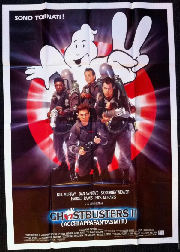 Ghostbusters 1989 Italian 39x55 Cinema Poster – Original Folded at themoviemerch.com