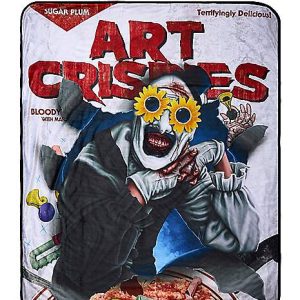Terrifier Art Crispies Blanket | Spirit Halloween at theMovieMerch.com