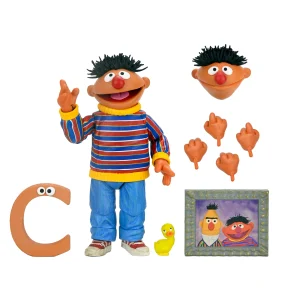 Sesame Street – Ernie 7” Ultimate Action Figure by NECA at themoviemerch.com