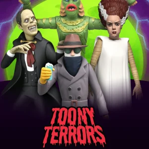 Universal Monsters Toony Terrors – Dracula, Frankenstein, The Mummy & Wolfman Figures by NECA at themoviemerch.com