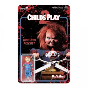 Super7 3.75″ ReAction “Child’s Play 2” Chucky Action Figure – Blood-Splatter Edition at themoviemerch.com