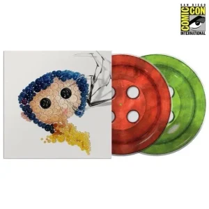 Coraline – 15th Anniversary Soundtrack 2×LP (SDCC 2025 Variant: Red & Green, LE 500) at themoviemerch.com