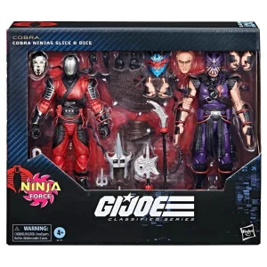 G.I. Joe Classified Cobra Ninjas Slice & Dice | Hasbro at themoviemerch.com