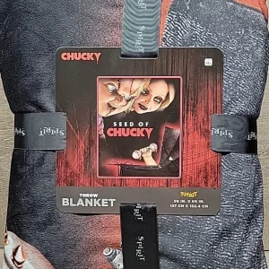 Seed of Chucky Tiffany Throw Blanket | Bride of Chucky Horror Blanket at themoviemerch.com