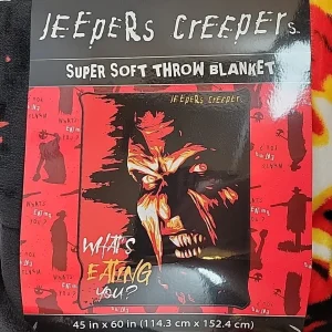 Jeepers Creepers “What’s Eating You?” Soft Throw Blanket | Horror Collectible at themoviemerch.com