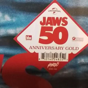 JAWS OST 50th Anniversary Gold Vinyl 2XLP | SDCC 2025 Mondo Ltd 50 at themoviemerch.com