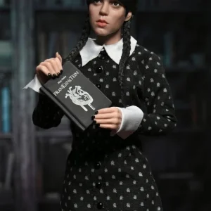 NECA Wednesday Addams Action Figure | Classic Dress 7” Scale at themoviemerch.com