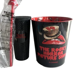 Rocky Horror Picture Show 50th Anniversary Popcorn Bucket & Cup | USA Import at themoviemerch.com