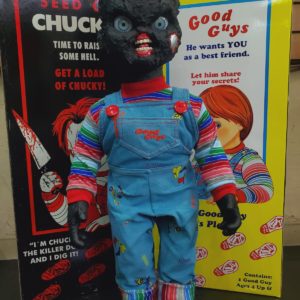 Chucky 27” Burnt Life Size Prop Doll (Speaks Spanish) | Curse of Chucky