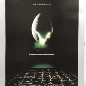 Original Alien Director’s Cut 2003 US One Sheet movie poster directed by Ridley Scott.