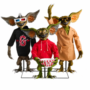 Official Gremlins 5’ LED Gremlins Animatronic 3-Piece by Home Depot with animation, sound and LED lighting.